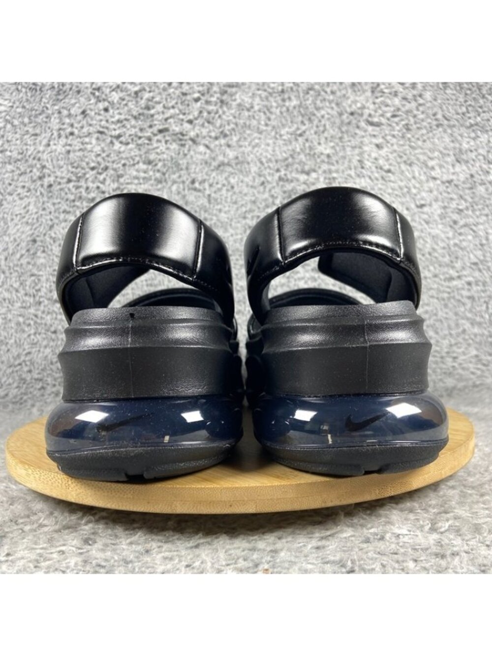 Nike Air Max Halo Sandals Size 10 Women Black IO1959-012 - Picture 6 of 9